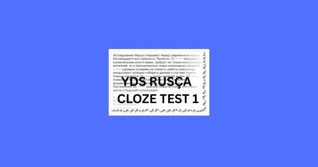 yds rusca cloze test 1