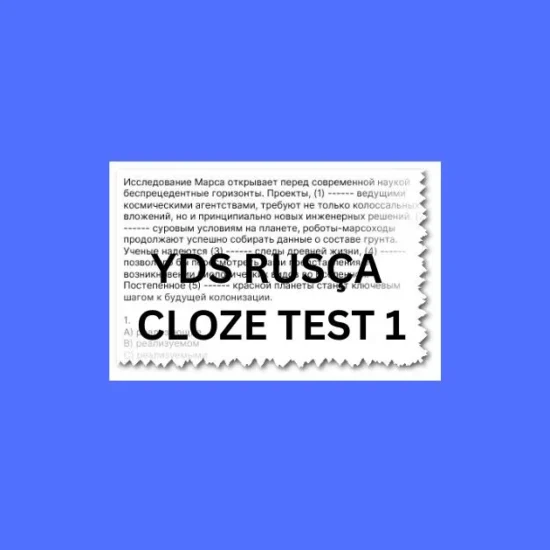 yds rusca cloze test 1