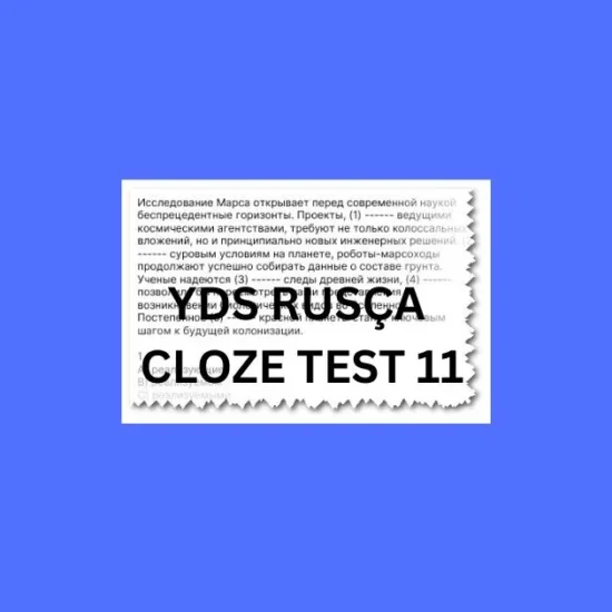 yds rusca cloze test 11