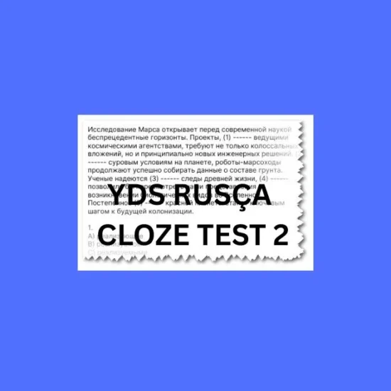 yds rusca cloze test 2