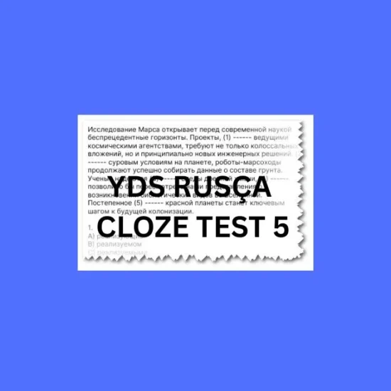 yds rusca cloze test 5