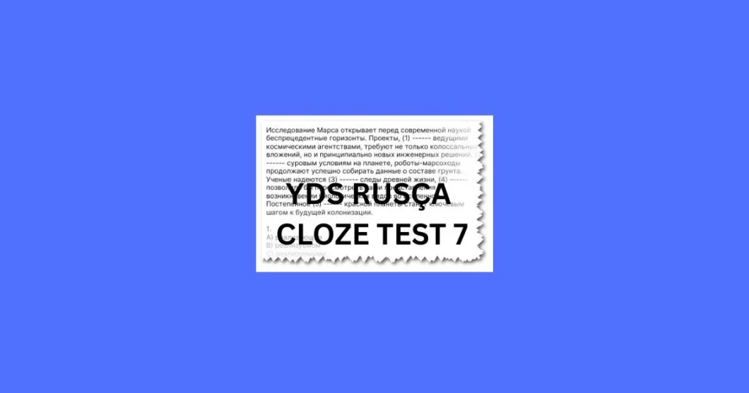 yds rusca cloze test 7