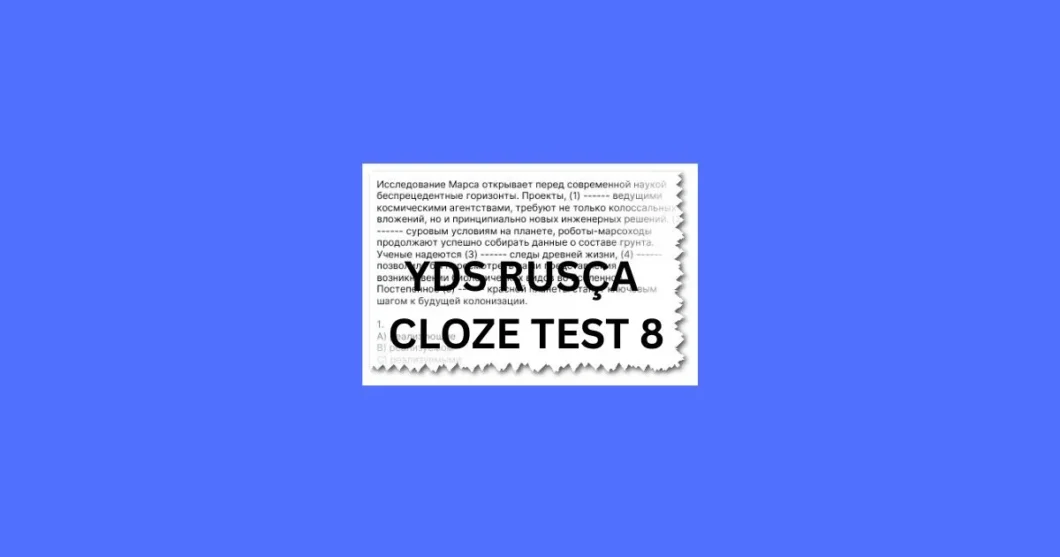 yds rusca cloze test 8