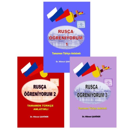 rusça öğreniyorum seti 3 kitap